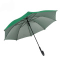 Full cover polyester rain fabric umbrella with plastic cover